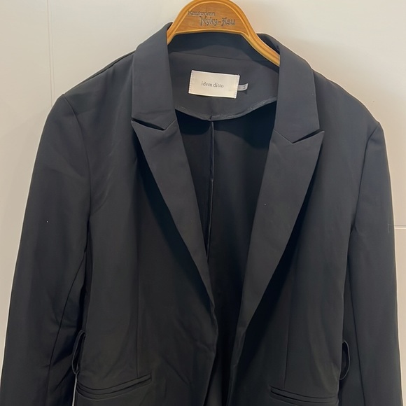 🏁 Item ditto  black blazer size large - Picture 4 of 11